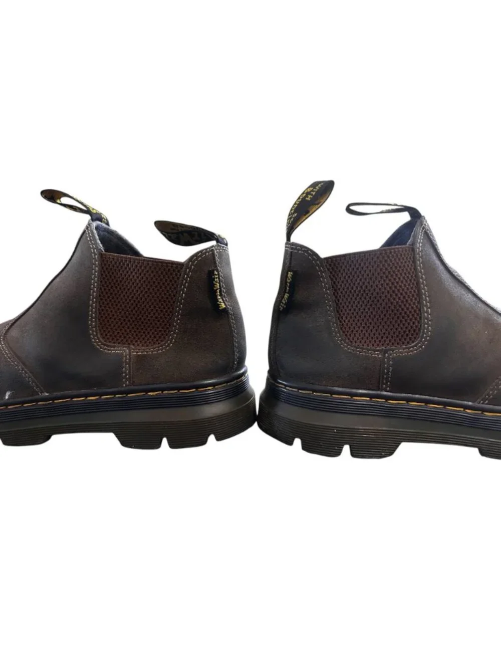 Dr. Martens Hardie II Suede Chelsea Boots Mens 9 Brown workwear Chore Outdoor